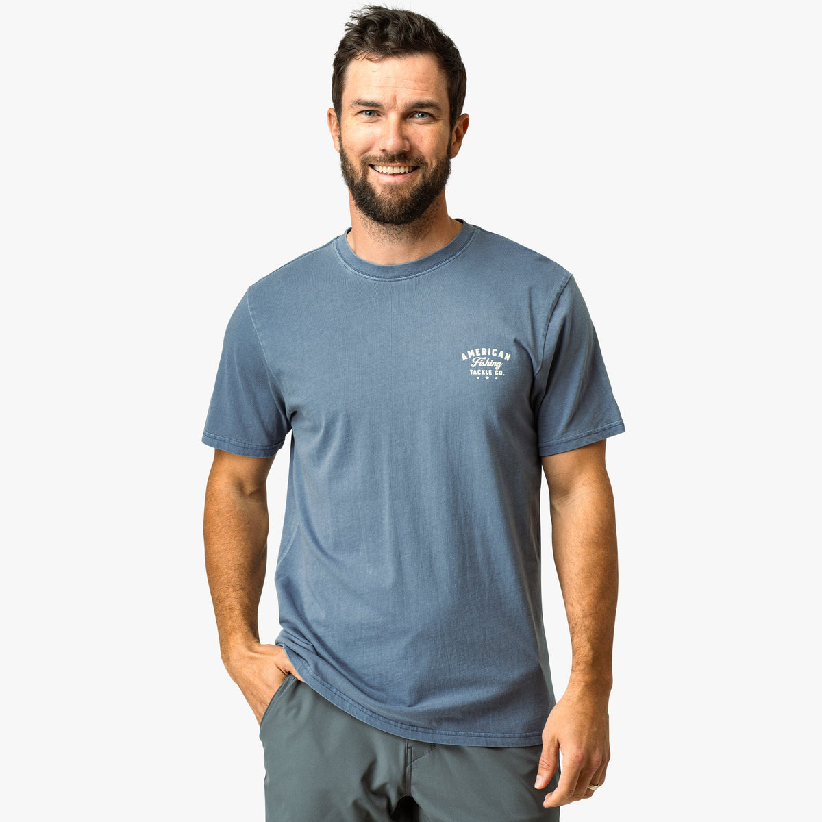 Mens AFTCO Memphis Short Sleeve Men's Fishing T-Shirt
