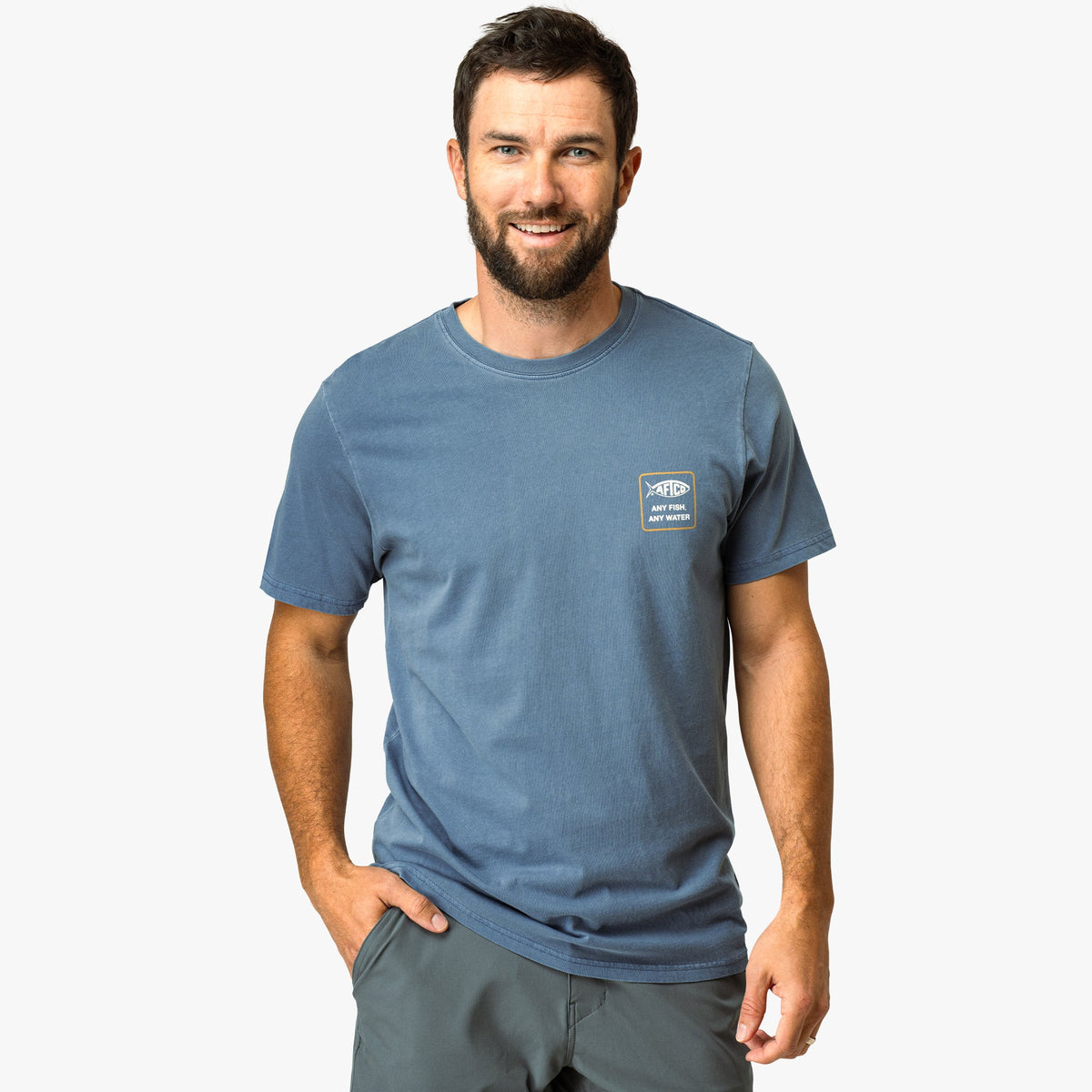 Mens AFTCO FYOF Short Sleeve Men's Fishing T-Shirt