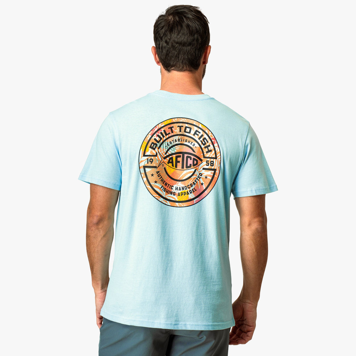Mens AFTCO Tropics Short Sleeve Men's Fishing T-Shirt