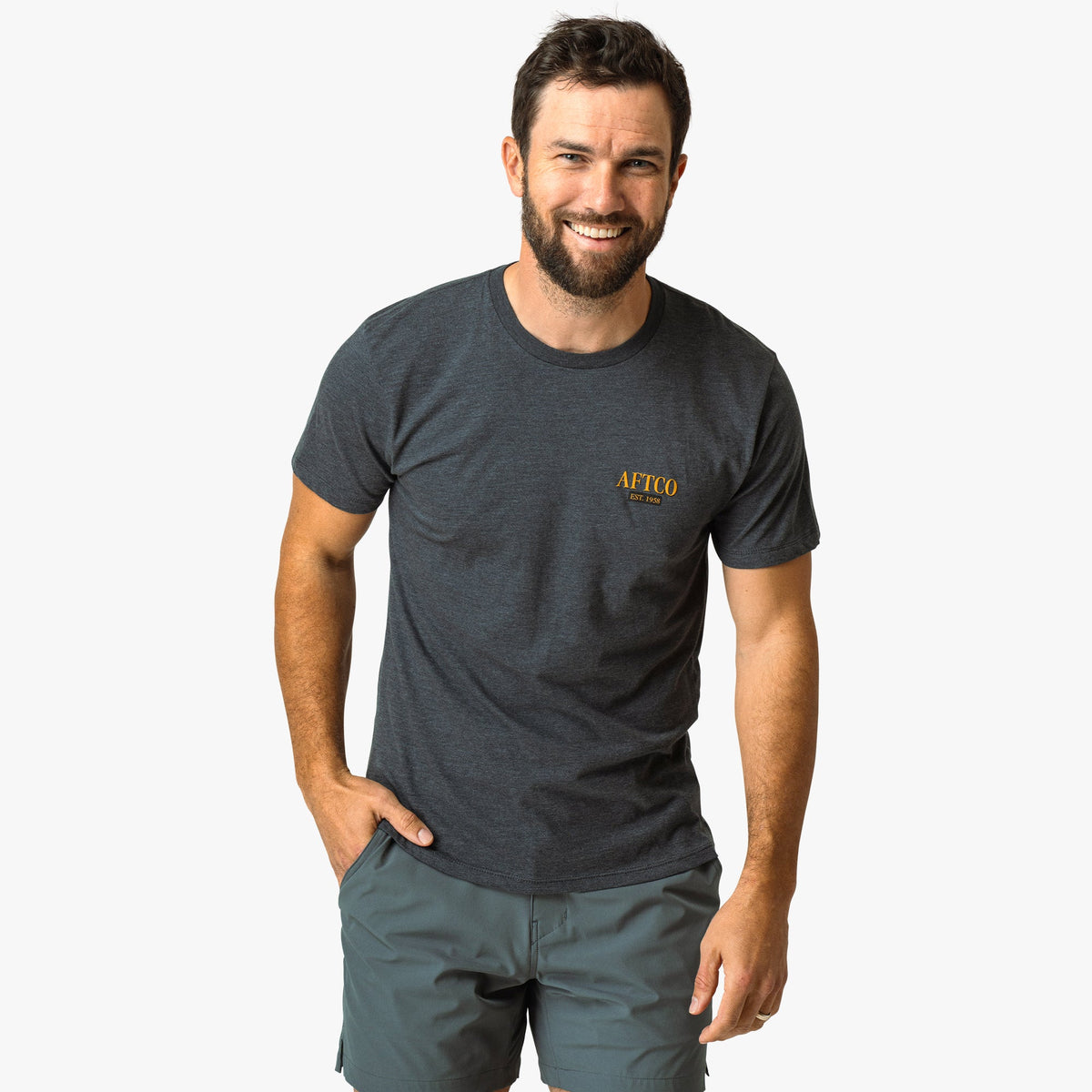 Mens AFTCO Bronzeback Short Sleeve Fishing T-Shirt
