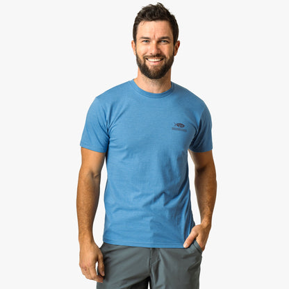 Mens AFTCO Grass Flat Short Sleeve Men's Fishing T-Shirt