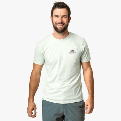 Mens AFTCO Grass Flat Short Sleeve Men's Fishing T-Shirt