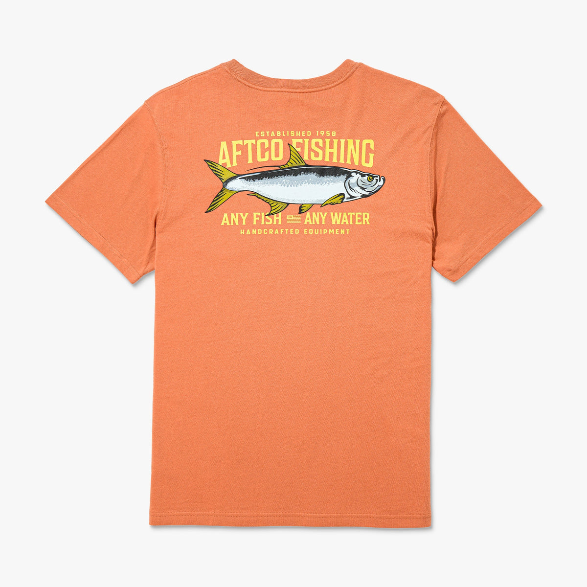 Mens AFTCO Big Scale Short Sleeve Fishing T-Shirt