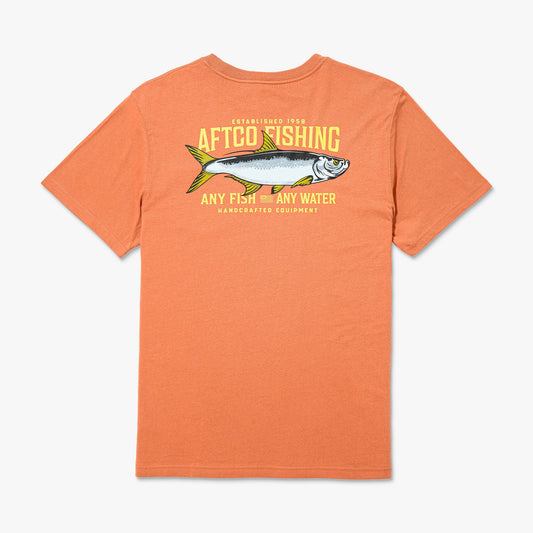 Mens AFTCO Big Scale Short Sleeve Fishing T-Shirt