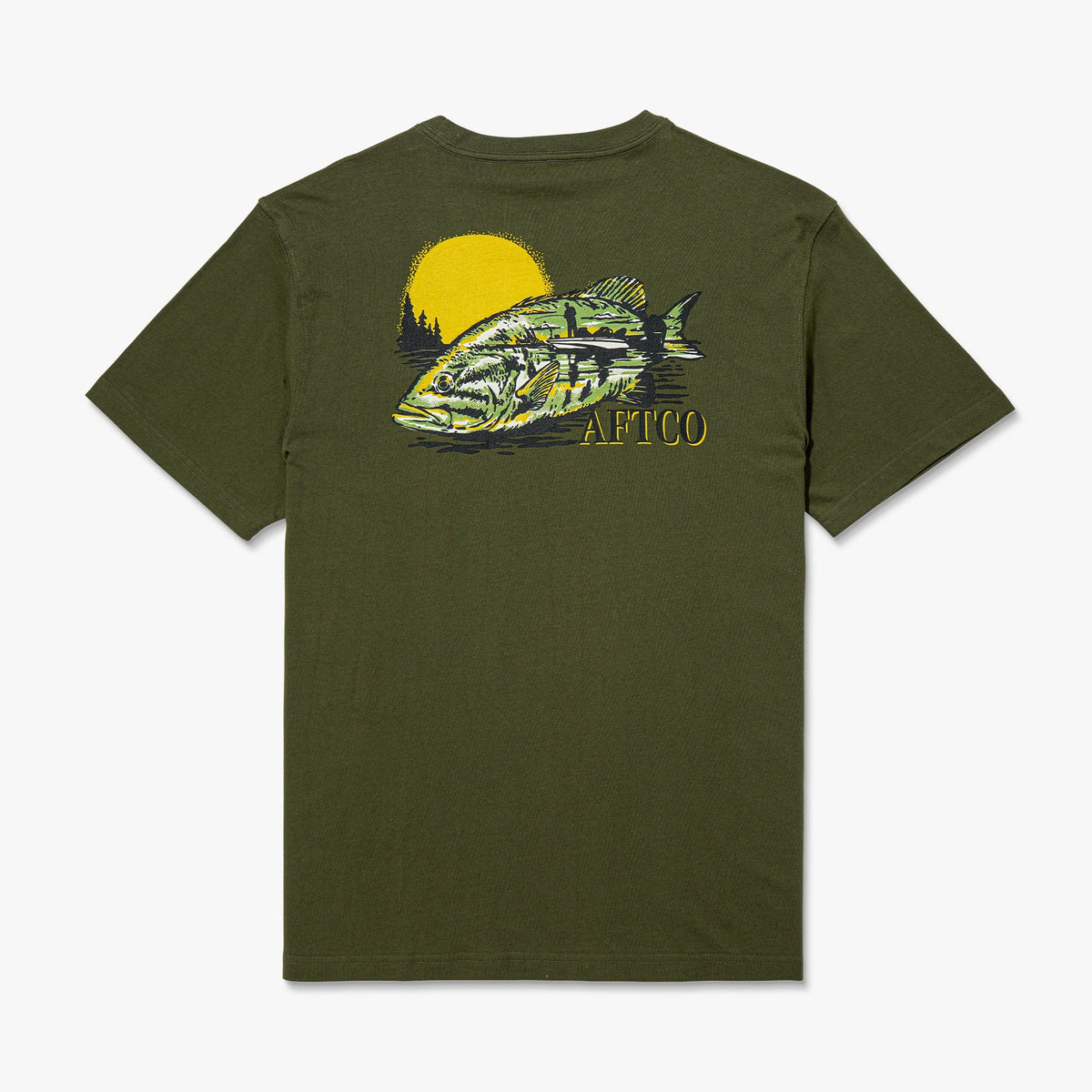 Mens AFTCO Reflection Short Sleeve Fishing T-Shirt