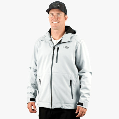Mens AFTCO Reaper Softshell Zip Up Jacket