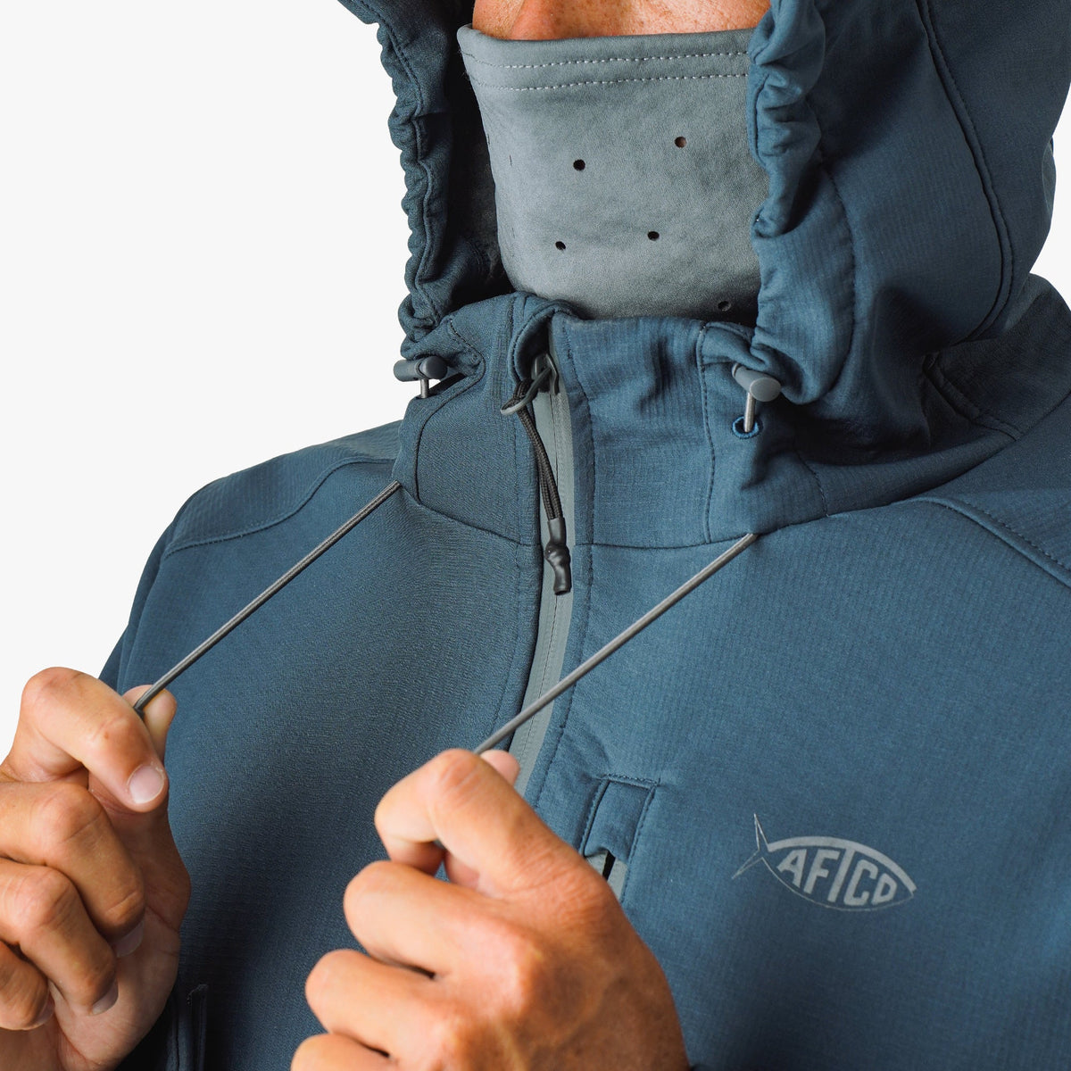 Mens AFTCO Reaper Softshell Zip Up Jacket
