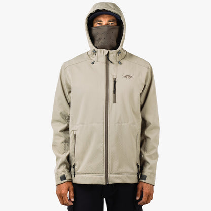 Mens AFTCO Reaper Softshell Zip Up Jacket