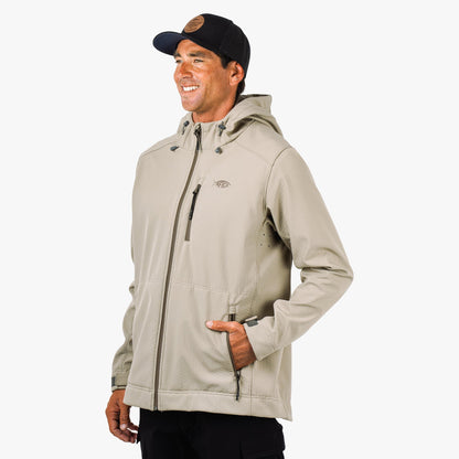 Mens AFTCO Reaper Softshell Zip Up Jacket