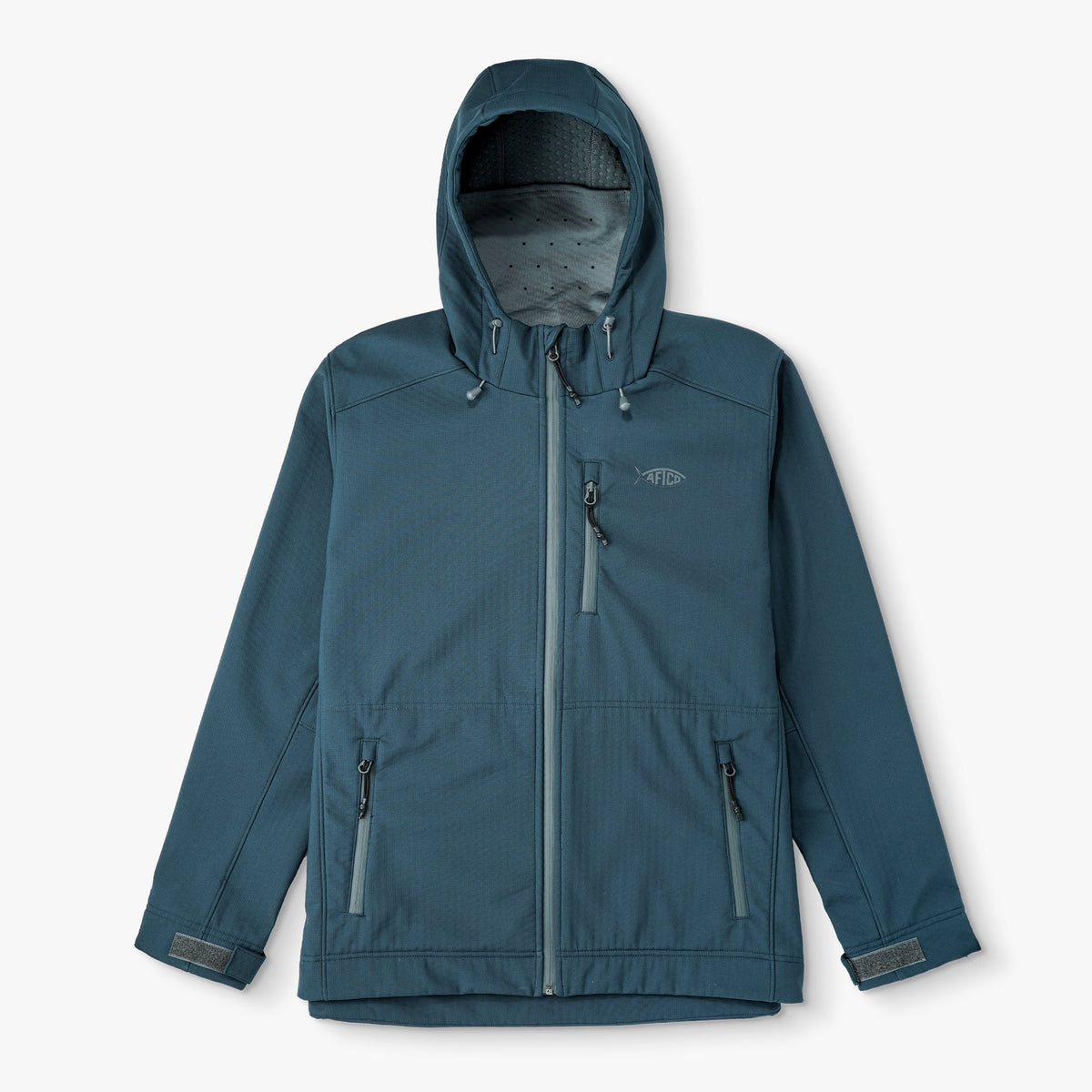 Mens AFTCO Reaper Softshell Zip Up Jacket