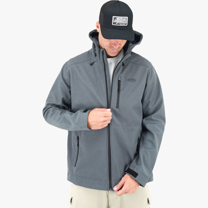 Mens AFTCO Reaper Softshell Zip Up Jacket