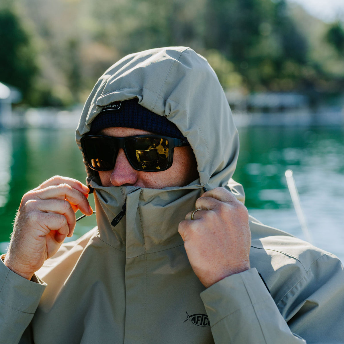 Mens AFTCO Crossing Fishing Jacket