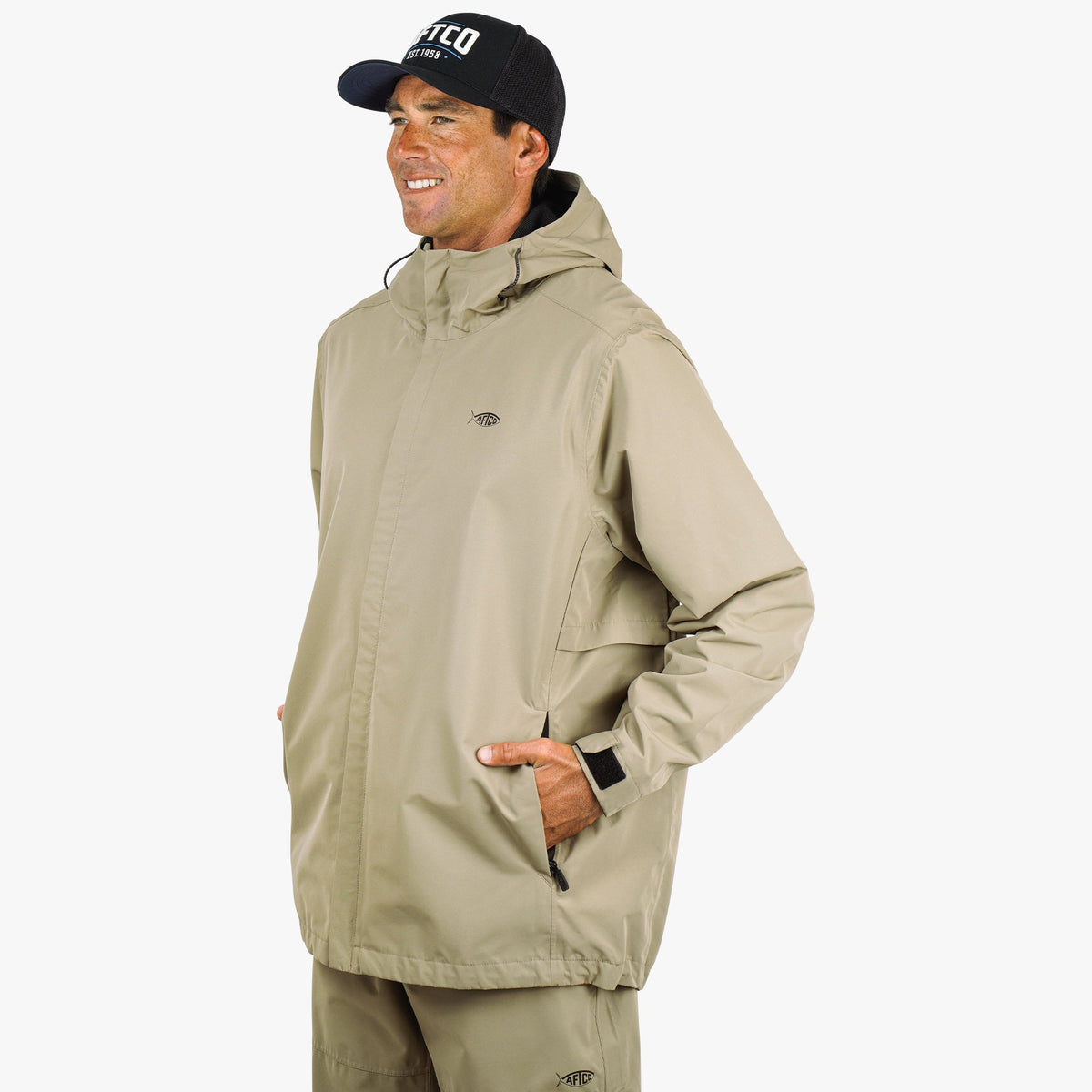Mens AFTCO Crossing Fishing Jacket