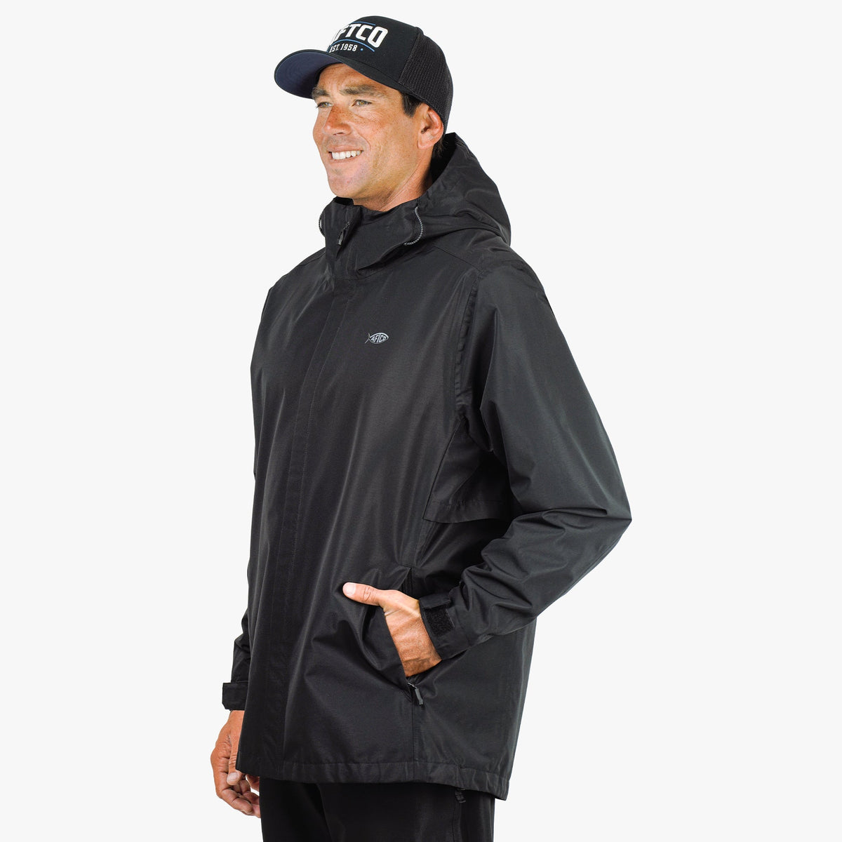Mens AFTCO Crossing Fishing Jacket