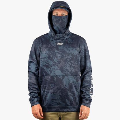 Mens AFTCO Reaper Hoodie: Camo Sweatshirt