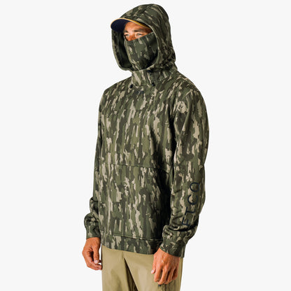 Mens AFTCO Reaper Hoodie: Camo Sweatshirt