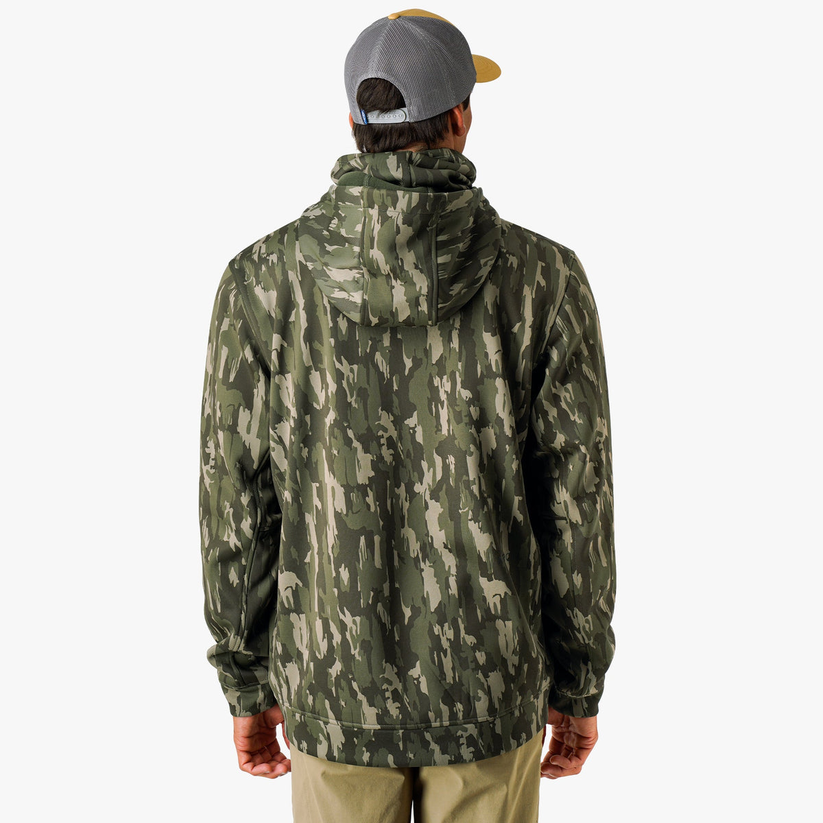 Mens AFTCO Reaper Hoodie: Camo Sweatshirt