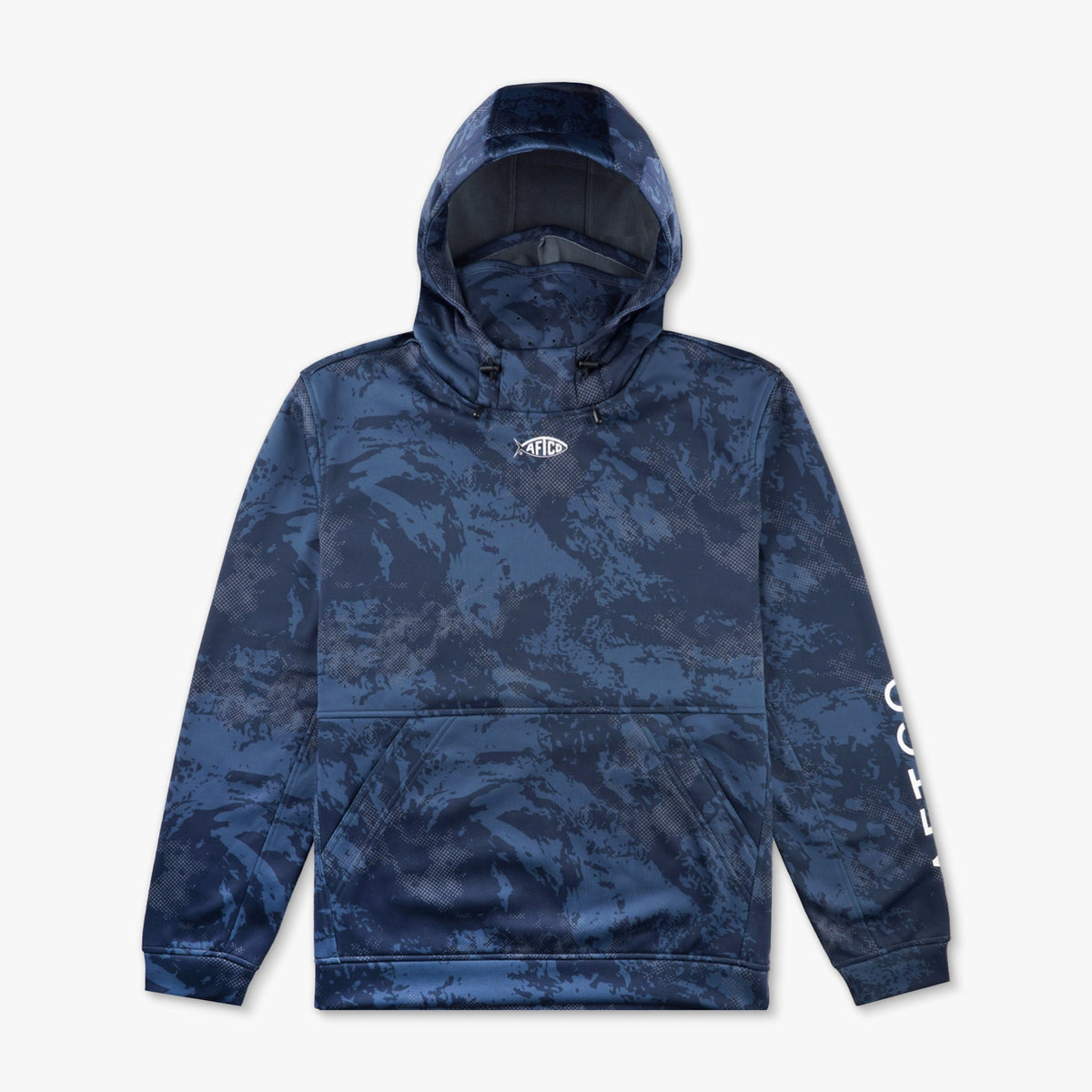 Mens AFTCO Reaper Hoodie: Camo Sweatshirt