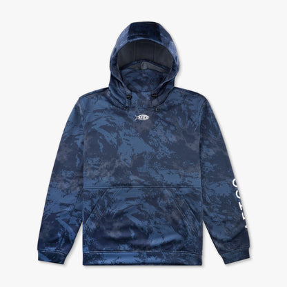 Mens AFTCO Reaper Hoodie: Camo Sweatshirt