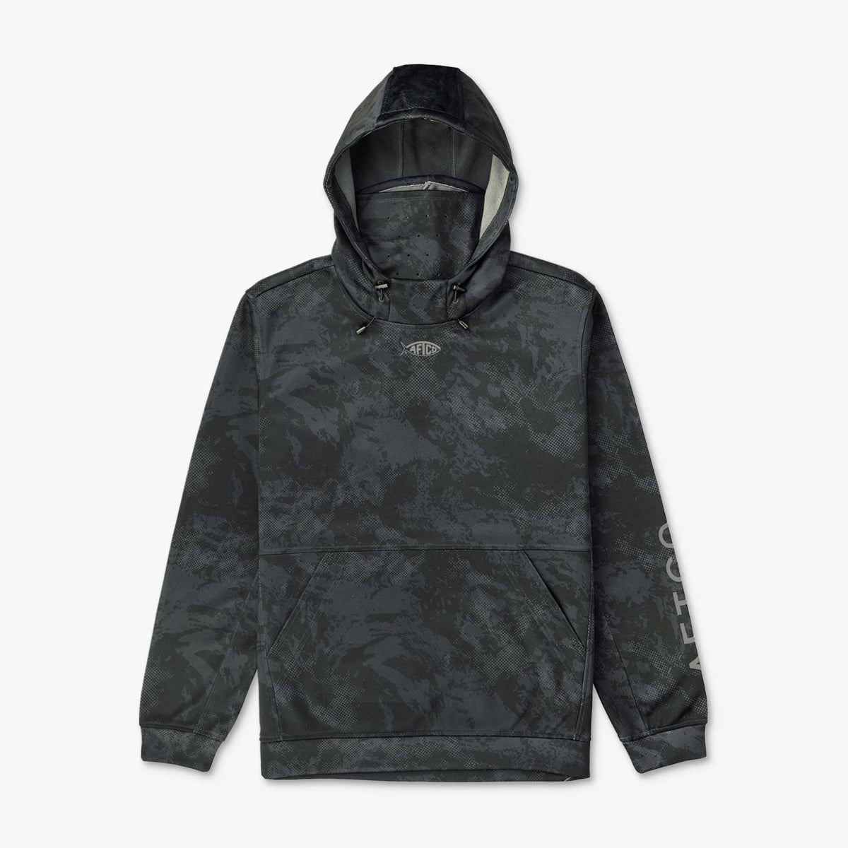 Mens AFTCO Reaper Hoodie: Camo Sweatshirt