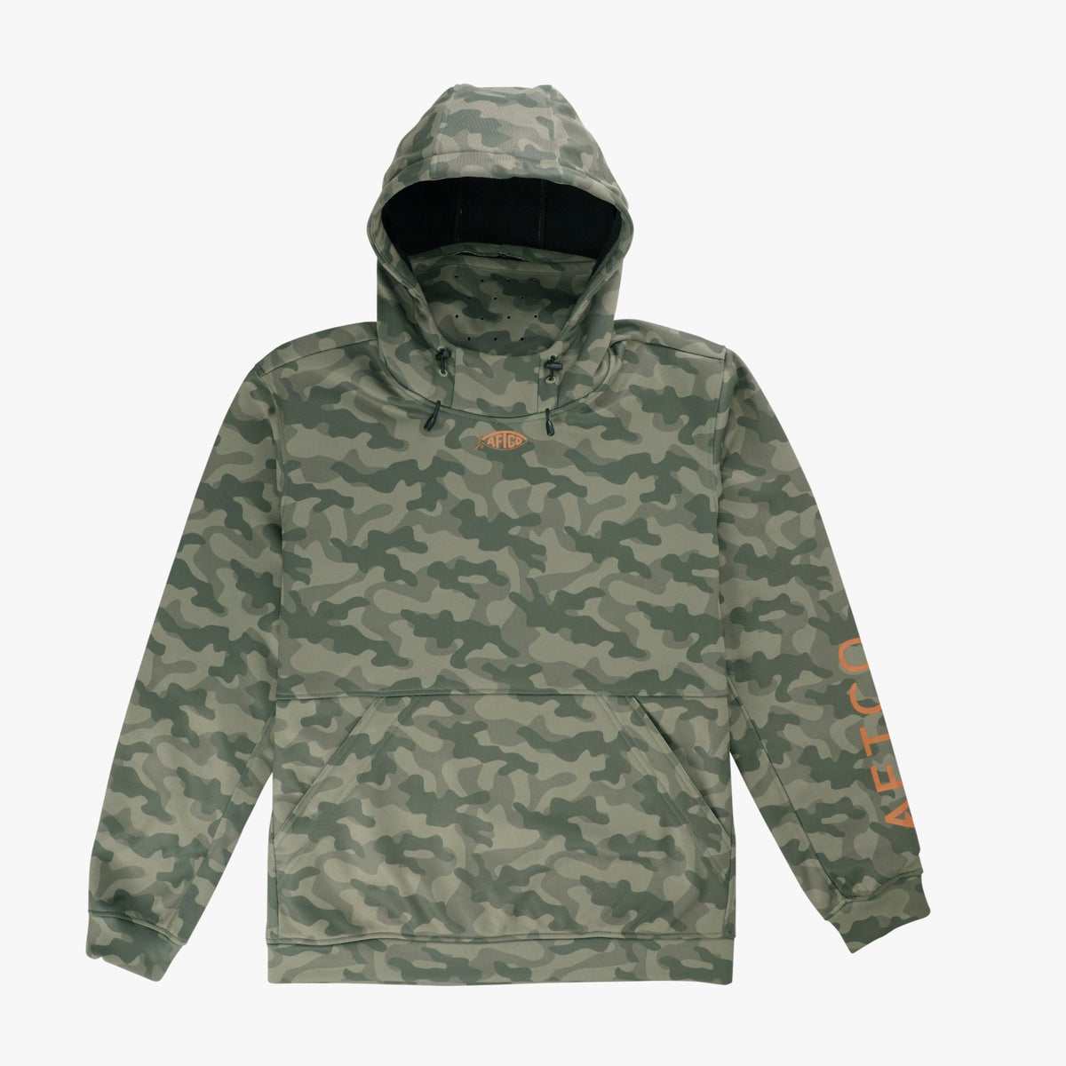 Mens AFTCO Reaper Hoodie: Camo Sweatshirt