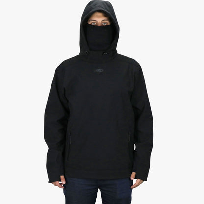 Mens AFTCO Reaper Windproof Pullover Hoodie - Stretch Softshell