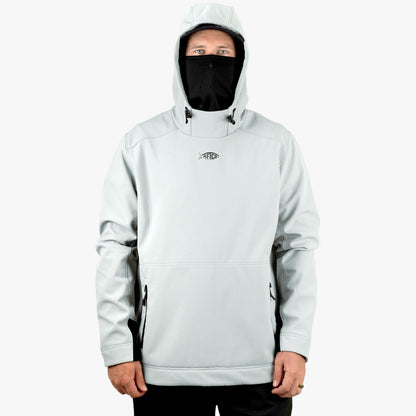 Mens AFTCO Reaper Windproof Pullover Hoodie - Stretch Softshell