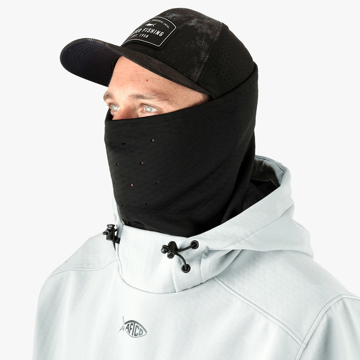 Mens AFTCO Reaper Windproof Pullover Hoodie - Stretch Softshell
