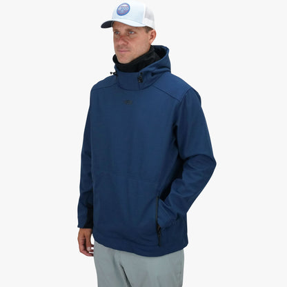 Mens AFTCO Reaper Windproof Pullover Hoodie - Stretch Softshell