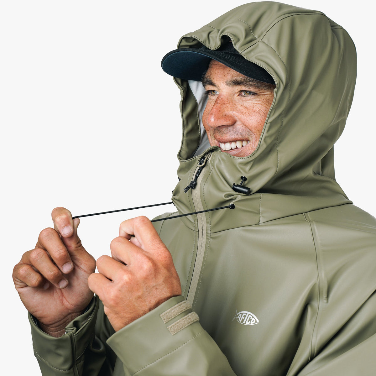 Mens AFTCO Seafarer Fishing Rain Jacket