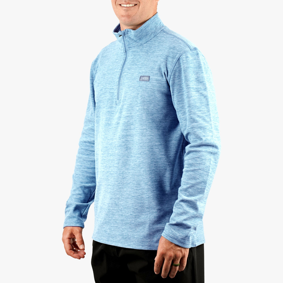 Mens AFTCO Coastal Layer 1/4 Zip Fishing Pullover
