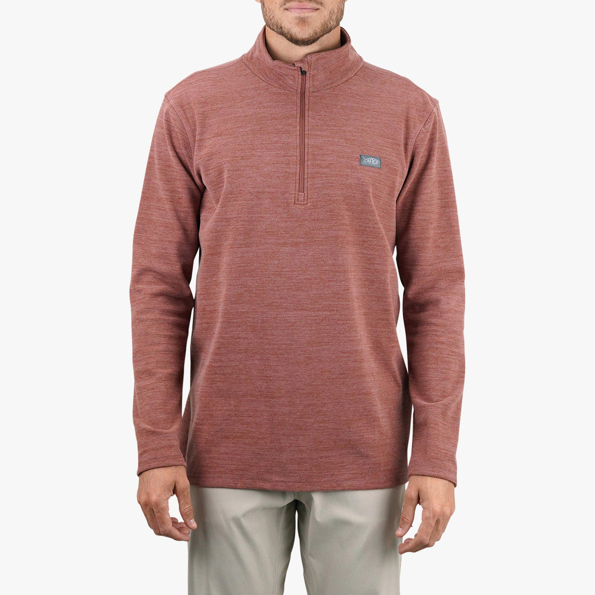 Mens AFTCO Coastal Layer 1/4 Zip Fishing Pullover