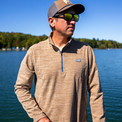 Mens AFTCO Coastal Layer 1/4 Zip Fishing Pullover