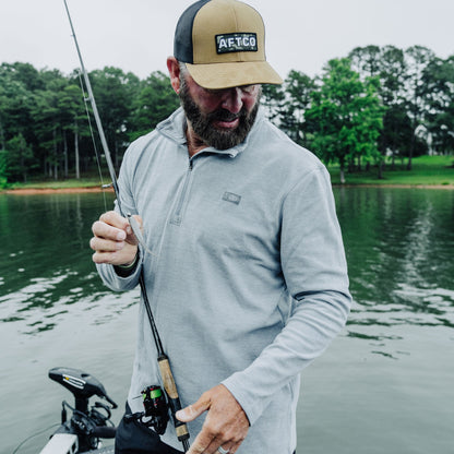 Mens AFTCO Coastal Layer 1/4 Zip Fishing Pullover