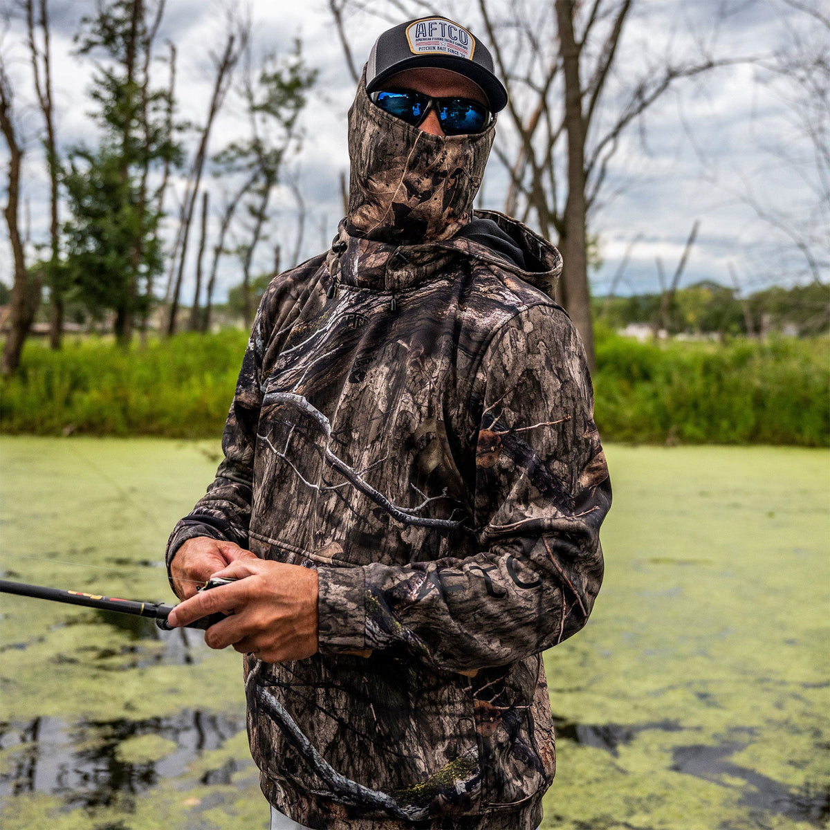 Mens AFTCO Reaper Mossy Oak® Sweatshirt