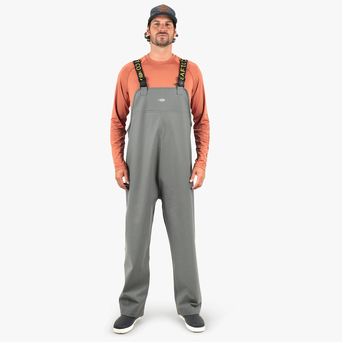 Mens AFTCO Deep Set Waterproof Fishing Bibs