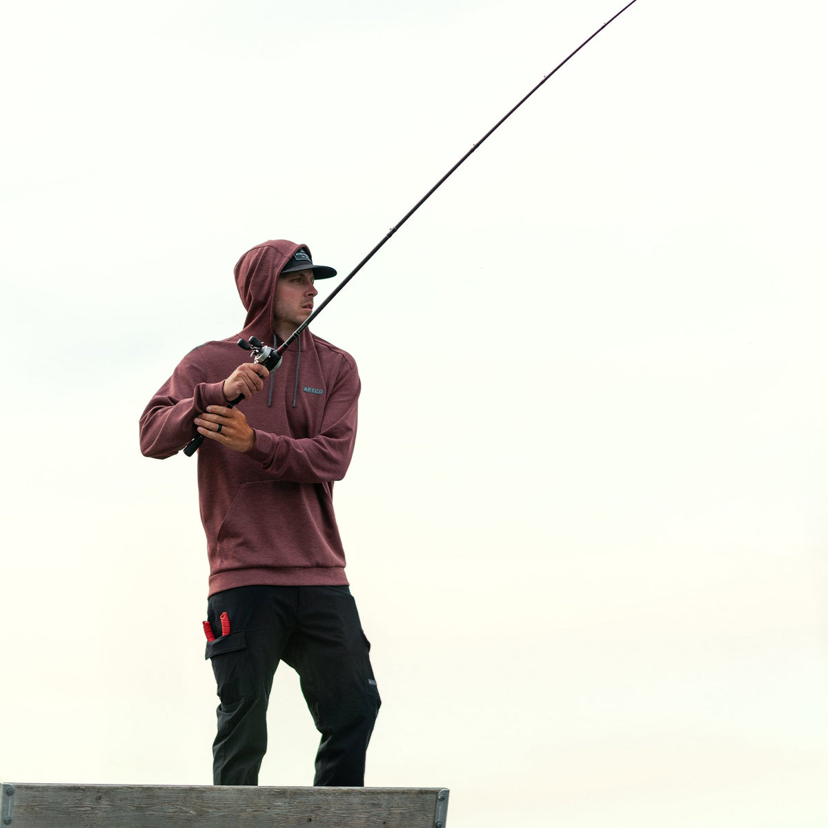 Mens AFTCO Graylight Hoodie