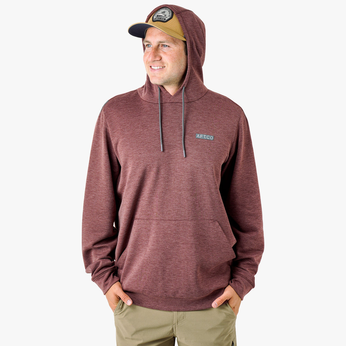 Mens AFTCO Graylight Hoodie