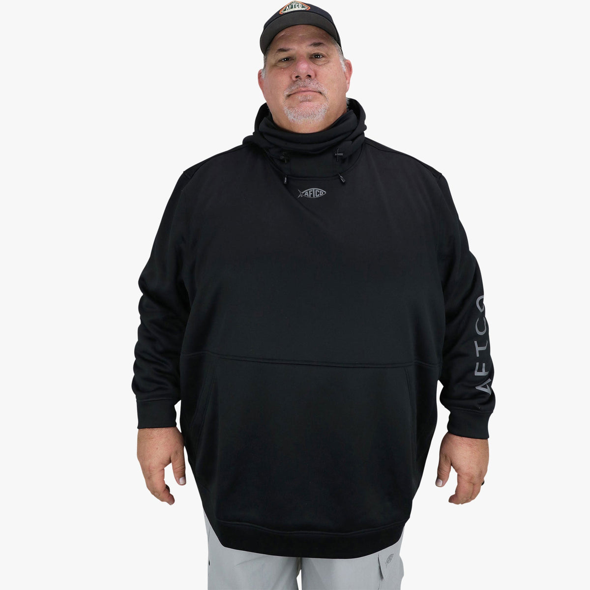 Mens AFTCO Reaper Hoodie: Sweatshirt in 3XL, 4XL, 5XL