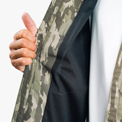 Mens AFTCO Crossing Printed Camo Fishing Jacket