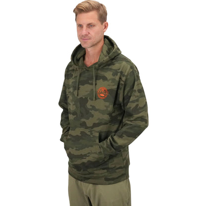 Mens AFTCO Bass Patch Pullover Hoodie