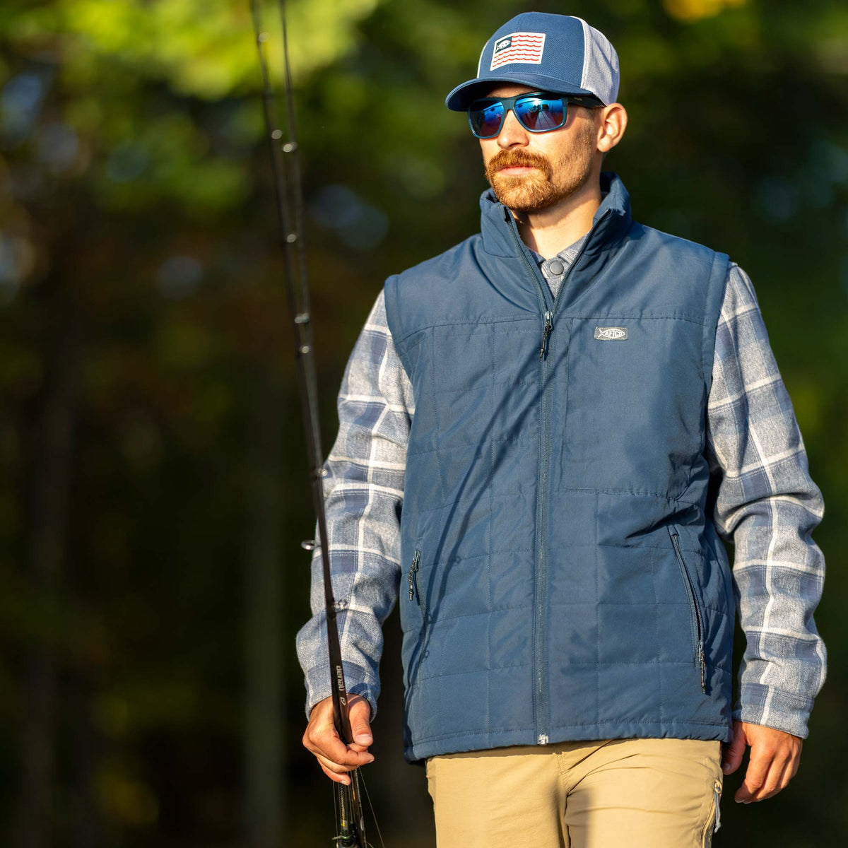 Mens AFTCO Crosswind Insulated Vest