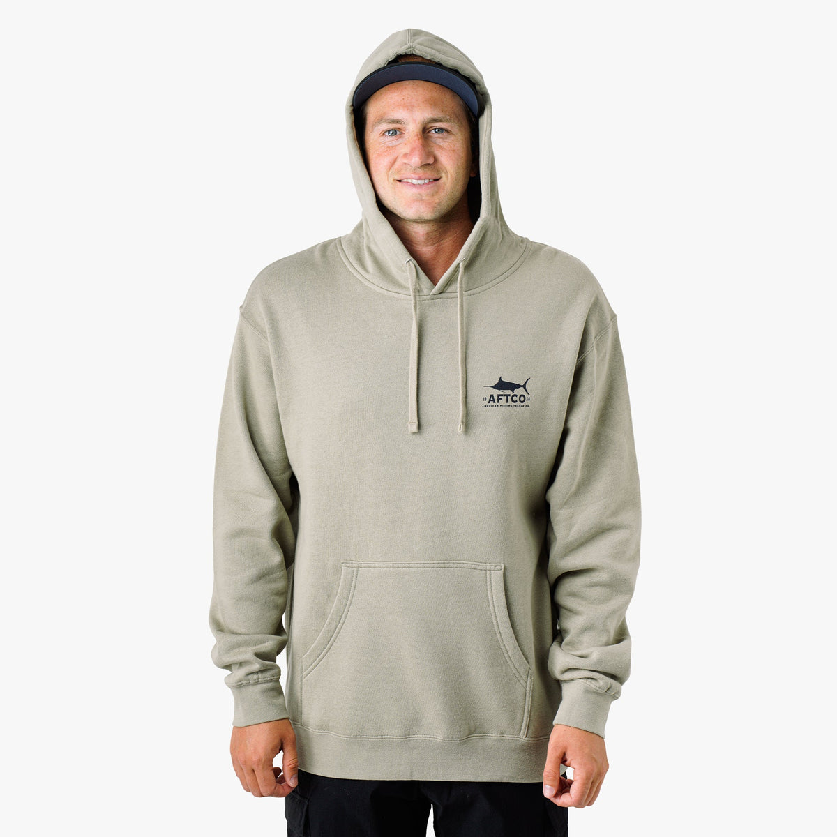 Mens AFTCO Off The Record Mens Pullover Hoodie