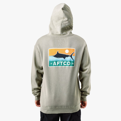 Mens AFTCO Off The Record Mens Pullover Hoodie