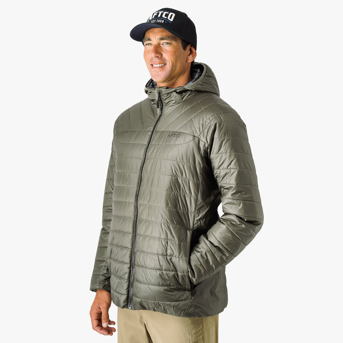 Mens AFTCO Drift Insulated Fishing Jacket