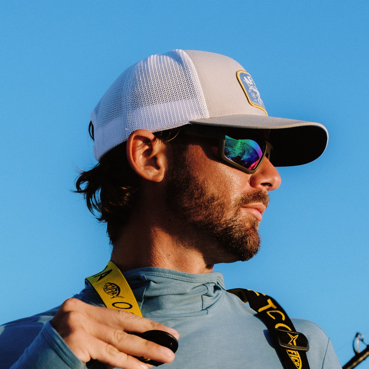 Mens AFTCO Trilogy Fishing Trucker Hat