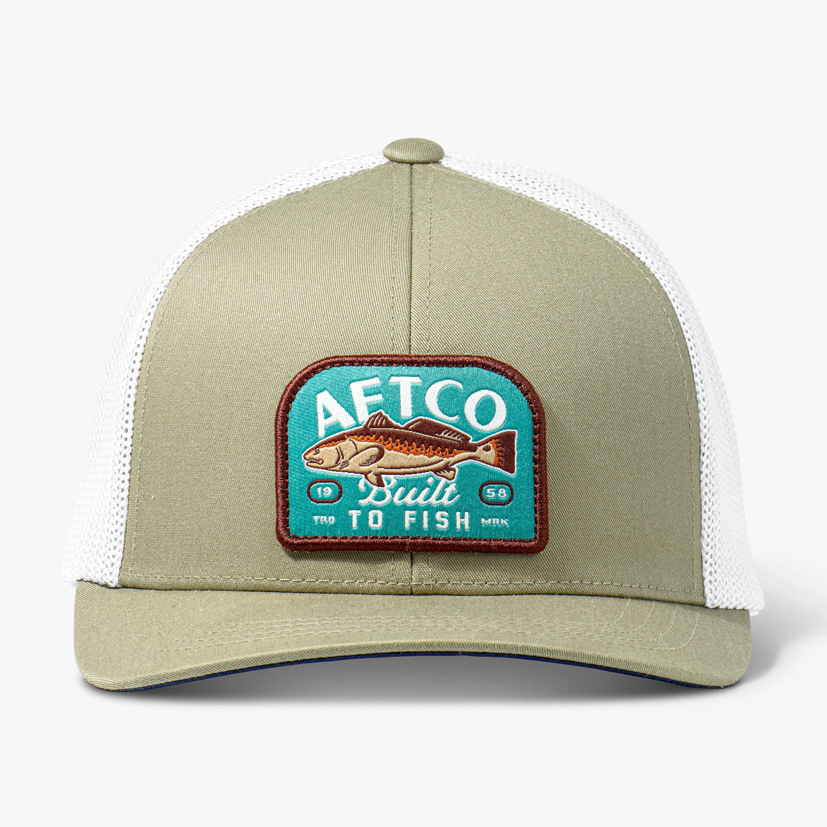 Mens AFTCO Trilogy Fishing Trucker Hat