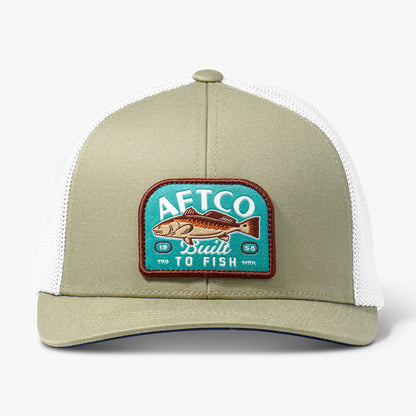 Mens AFTCO Trilogy Fishing Trucker Hat