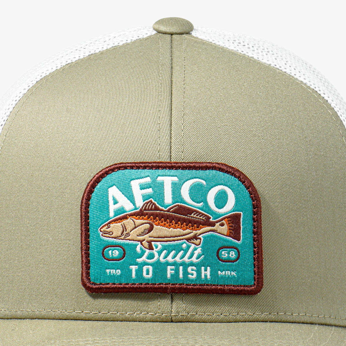 Mens AFTCO Trilogy Fishing Trucker Hat