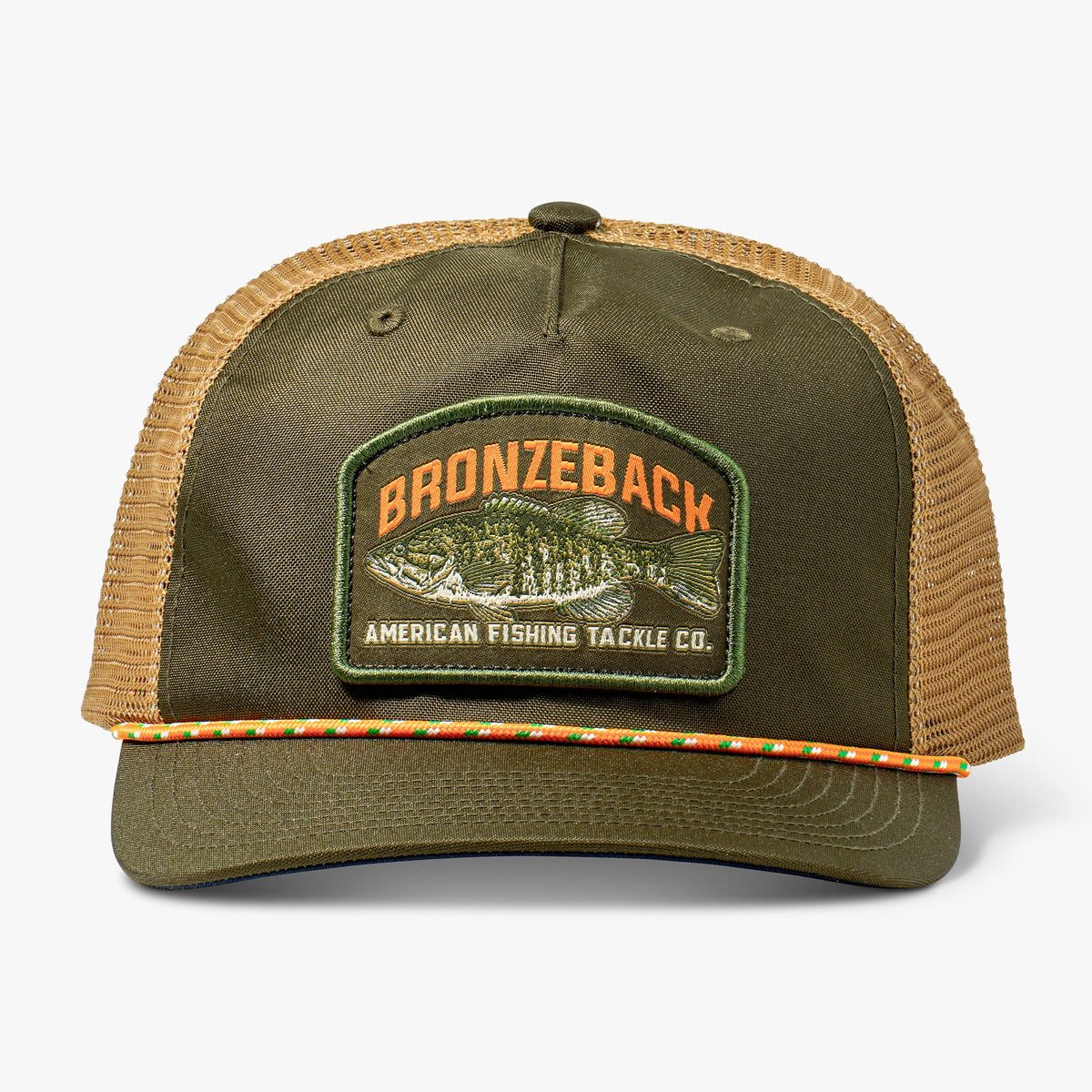 Mens AFTCO Bronzeback Fishing Trucker Hat